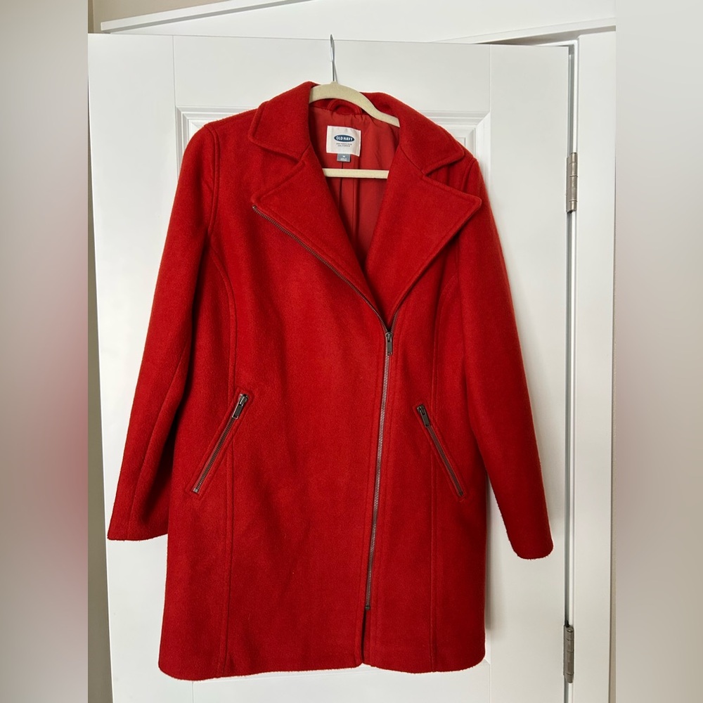Old Navy Women's Red Coat